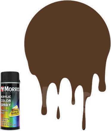 Benman Σπρέι Βαφής Acrylic με Γυαλιστερό Εφέ Nut Brown RAL 8011 400ml