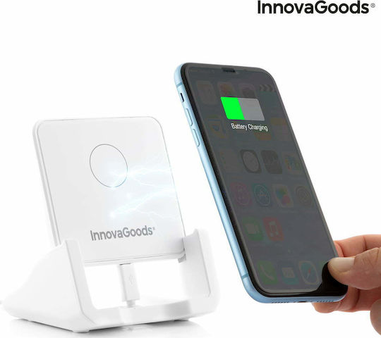 InnovaGoods Ασύρματος Φορτιστής (Qi Pad) Λευκός (V0103352)