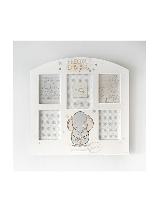 Disney Precious Little Baby Magical Beginnings Παιδική Κορνίζα Ξύλινη Λευκή
