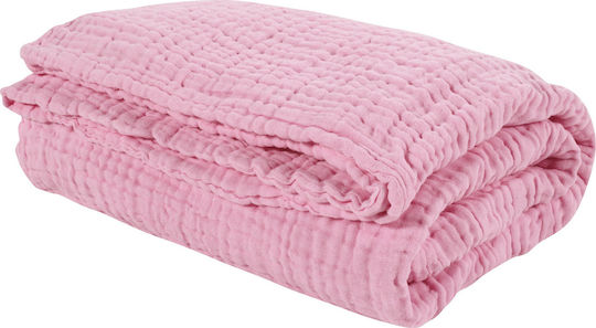 Das Home Decke Kinderbett Baumwolle Rosa 110x150cm