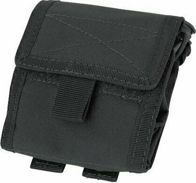 Mil-Tec Empty Shell Pouch Collapsible Military Pouch Belt in Black Color