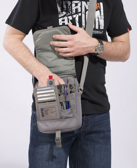 Pentagon Messenger Military Pouch Shoulderbags made of Polyester Wolf Grey 2.8lt