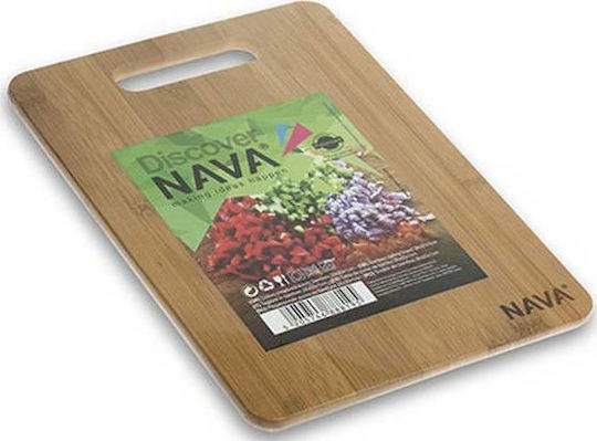 Nava Rectangular Wooden Chopping Board Beige 28x20cm