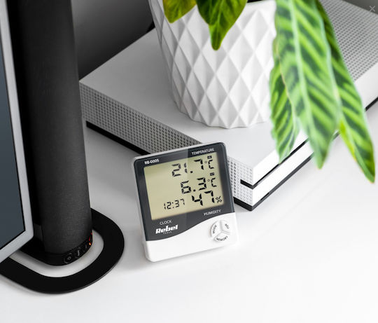 Rebel Indoor - Outdoor Thermometer & Hygrometer Wall Mounted / Tabletop
