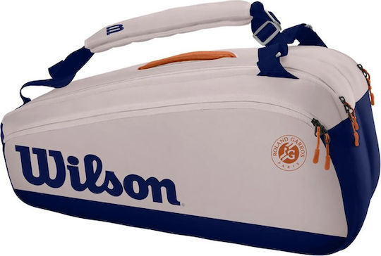 Wilson RG Premium Τσάντα Πλάτης Τένις 9 Ρακετών Γκρι