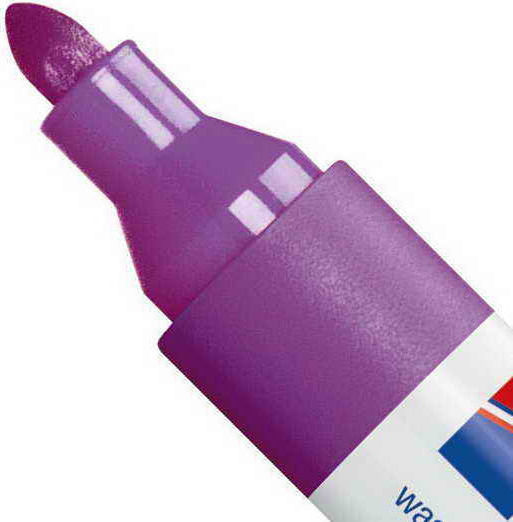 Edding Textile Marker 4500 Marker Wash-resistant Purple for Fabric Στρογγυλή Μύτη Βιολέ Φωσφοριζέ