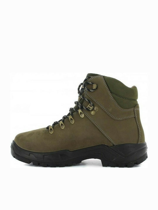 Chiruca Cares 01 GTX Men's Hiking Boots Waterproof with Gore-Tex Membrane Green