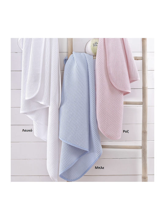 Rythmos Blanket Cot Sweety Waffle White 110x140cm
