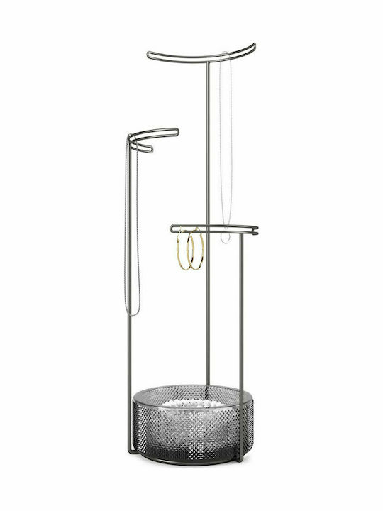 Umbra Tesora Jewellery Box Metallic Gray 14.7x14.7x41.3cm