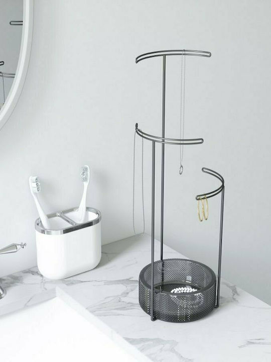 Umbra Tesora Jewellery Box Metallic Gray 14.7x14.7x41.3cm