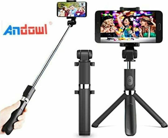 Andowl Selfie-Stick Tripoda Kinitou Bluetooth Schwarz