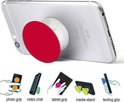 PopSockets PopGrip Κινητού Red