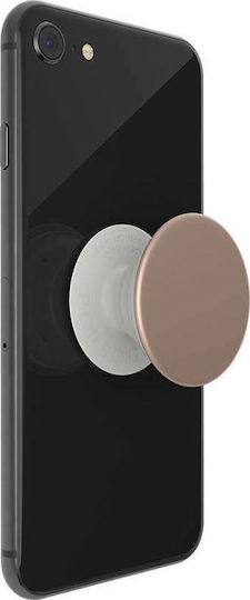 PopSockets Rose Gold Aluminum White