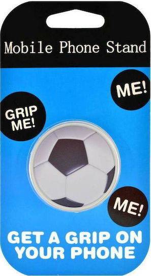 Pop Socket Κινητού Soccer Ball Λευκό