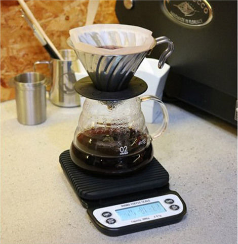 Rhino Coffee Gear Brew Ζυγαριά Barista με Μέγιστο Βάρος Ζύγισης 3kg και Ακρίβεια 0.1gr