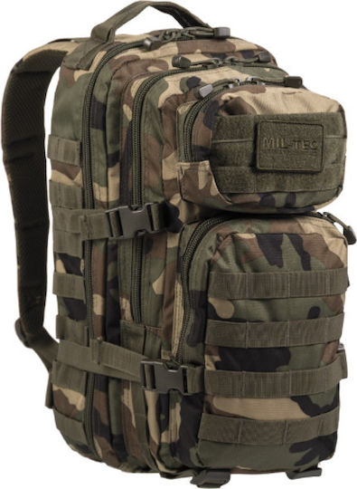 Mil-Tec Military Backpack Backpack made of Polyester Woodland Woodland 20lt