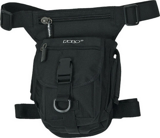 Polo Gun Military Pouch Thigh Black 3lt