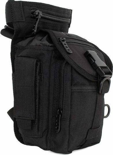 Polo Gun Military Pouch Thigh Black 3lt