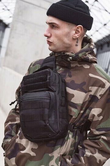 Brandit Us Cooper EDC Sling Military Pouch Chest made of Polyester Black 8lt