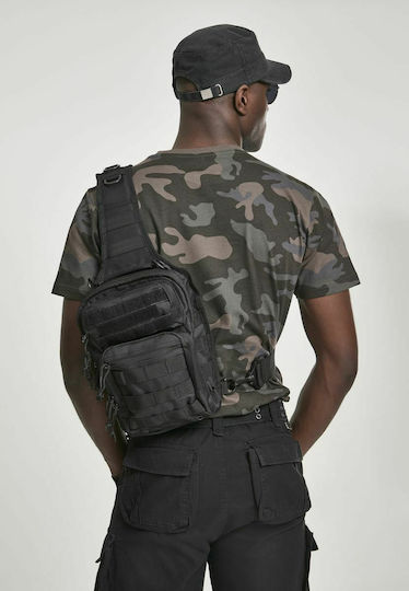 Brandit Us Cooper EDC Sling Στρατιωτικό Τσαντάκι Στήθους από Πολυεστέρα Μαύρο 8lt