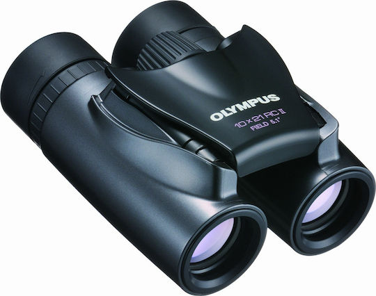 Olympus Κιάλια Wasserdicht RC II Dunkles Silber 10x21mm