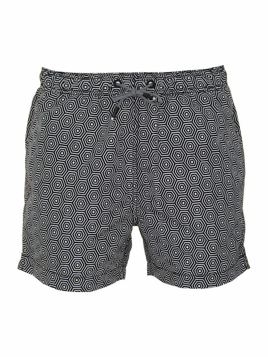 Men's Swimwear Shorts Black with Patterns