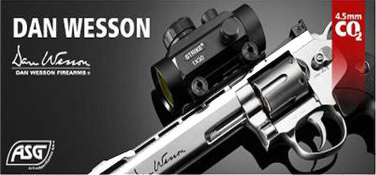 Asg Αεροβόλο Πιστόλι CO2 Dan Wesson 6" Revolver Μεταλλικό 4.5mm