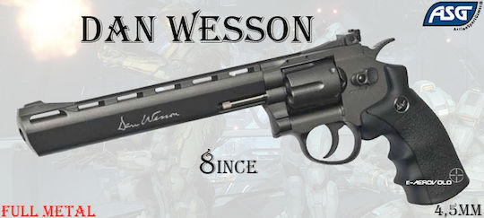 Asg Pistol cu Aer CO2 Dan Wesson 8" Revolver 4.5mm