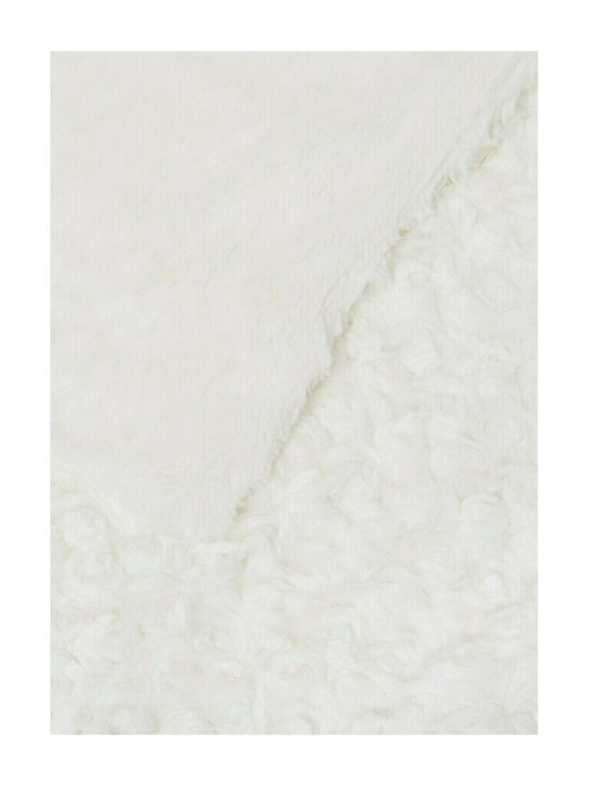 Mayoral Κουβέρτα Αγκαλιάς & Λίκνου Fleece Μπεζ 80x100εκ.