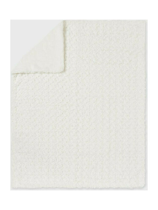 Mayoral Κουβέρτα Αγκαλιάς & Λίκνου Fleece Μπεζ 80x100εκ.