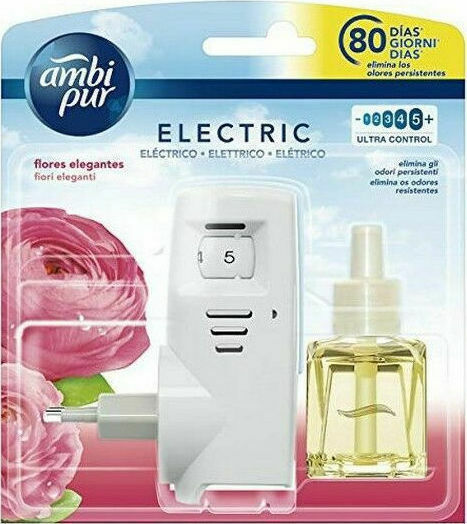 Ambi Pur Plug-in Device Electric with Fragrance Flores Elegantes 21.5ml