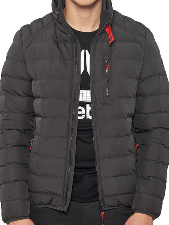 G736 Winter Jacke Puffer Gray
