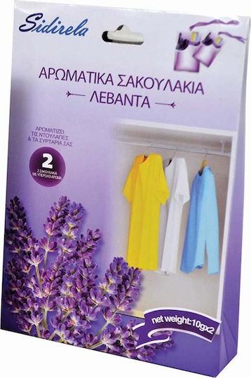 Sidirela Fragrance Wardrobe with Fragrance Lavender Ε-1484 2pcs 10gr