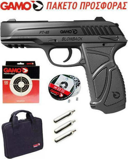 Gamo Αεροβόλο Πιστόλι CO2 PT-85 Combo Pack Blowback 4.5mm