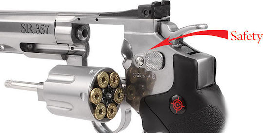 Crosman Αεροβόλο Πιστόλι CO2 SR357 Μεταλλικό 4.5mm