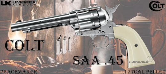 Umarex CO2 Air Pistol Colt SAA .45 Peacemaker Metal 4.5mm