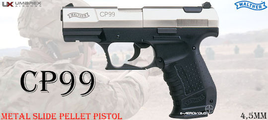 Umarex Αερο Pistole CO2 Walther CP99 Nickel