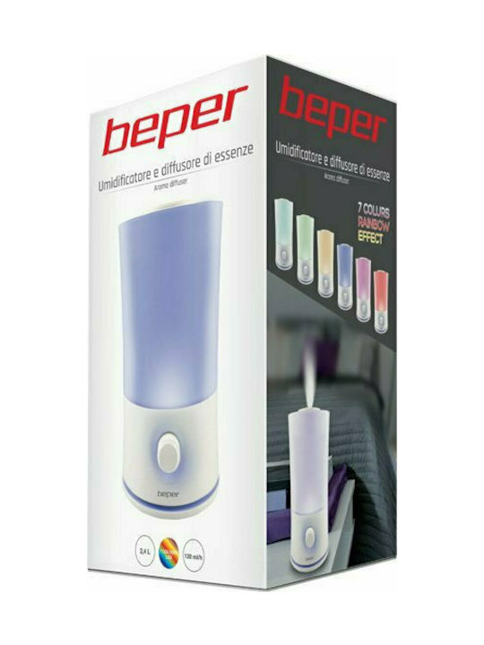 Beper Led Συσκευή Αρωματοθεραπείας Υπερήχων 70.401 Λευκή 70.401 Beper Led Συσκευή Αρωματοθεραπείας Υπερήχων 70.401 Λευκή 70.401