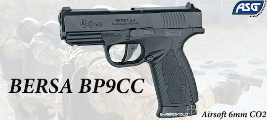 Asg CO2 Air Pistol Bersa BP9CC 6mm