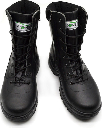 Aeropelma Military Boots Duetto 402 Leather Black 402