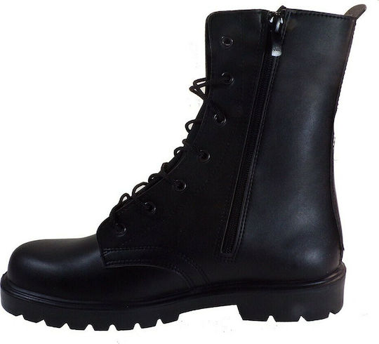 Aeropelma Military Boots Duetto 11 Leather Black 11