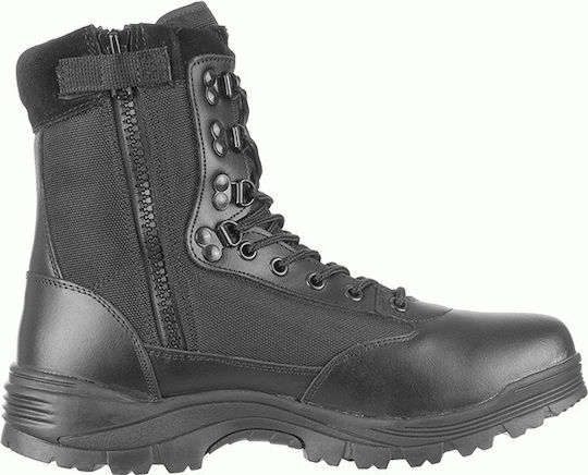 Mil-Tec Military Boots Leather Black 12822102
