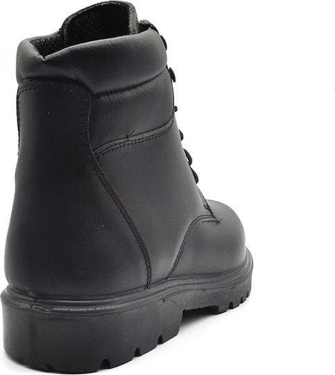 Aeropelma Military Half Boots Duetto 5 Leather Black 5
