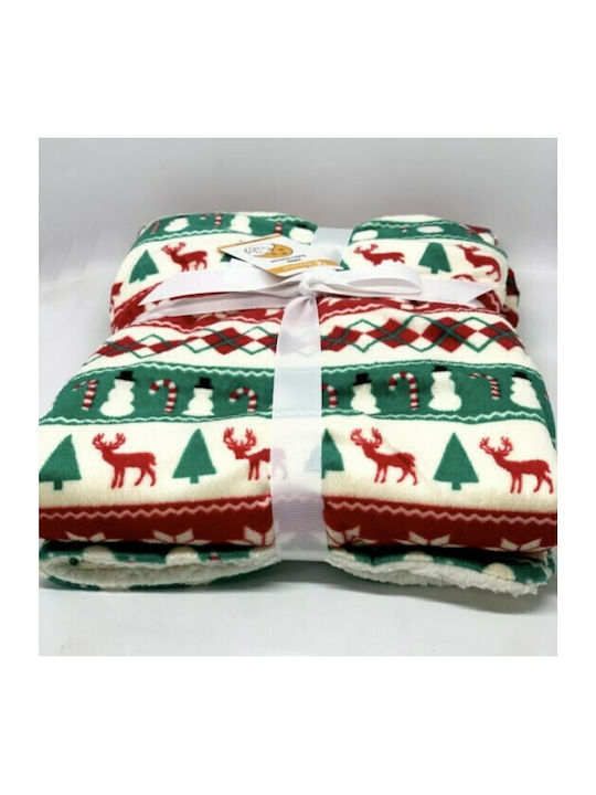 Cangaroo Blanket Nursery Swaddling Blankets Festive Fleece Multicolour 75x105cm