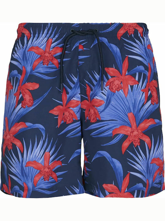 Ανδρικό Μαγιό Σορτς Blue / Red Floral