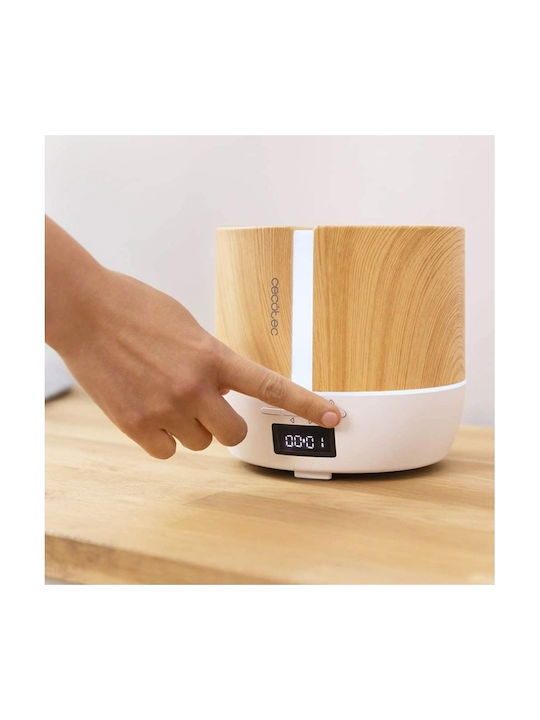 Cecotec Led Συσκευή Αρωματοθεραπείας PureAroma 550 Connected με Χρονοδιακόπτη Λευκή 500ml 05647
