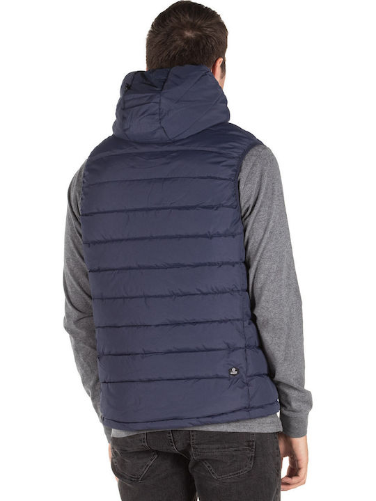 Αμάνικο Μπουφάν Puffer Navy Blue