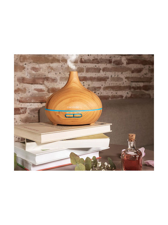 Cecotec Led Ultrasonic Aromatherapy Diffuser Pure Aroma 300 Yang with Timer Brown 300ml