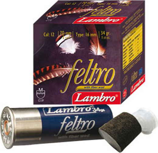 Lambro Φυσίγγια Feltro 34gr 25τμχ