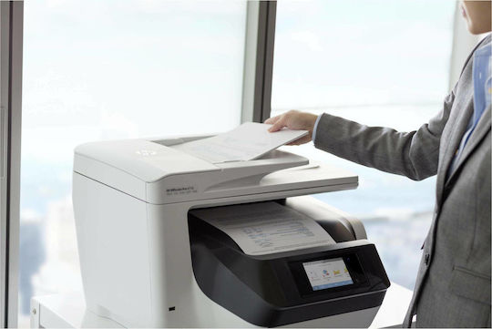 HP OfficeJet Pro 8730 All-in-One Έγχρωμο Πολυμηχάνημα Inkjet με WiFi και Mobile Print
